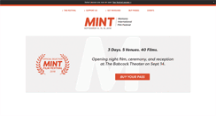 Desktop Screenshot of mintfilmfestival.org